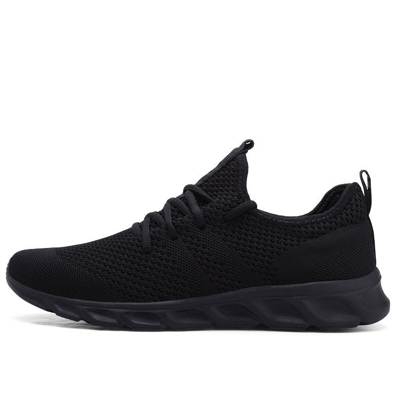 Herre joggesko med pustende air mesh for optimal ventilasjon og komfort under løping.