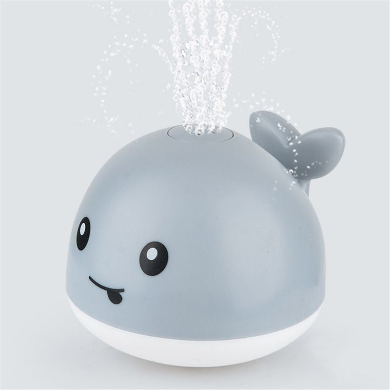 To sprutende hval badeleker med LED-lys, en flott gave for baby og små barn.