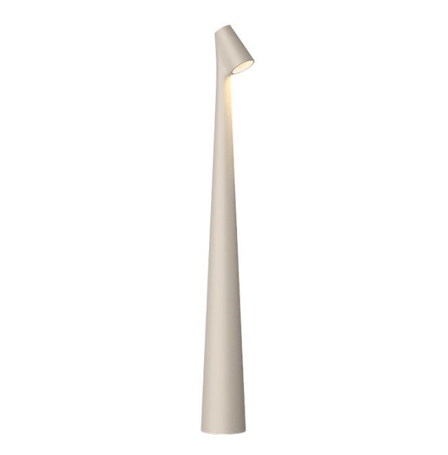 "Stilfull, bærbar LED bordlampe i minimalistisk design med justerbare lysnivåer og matt finish, perfekt for ethvert rom."