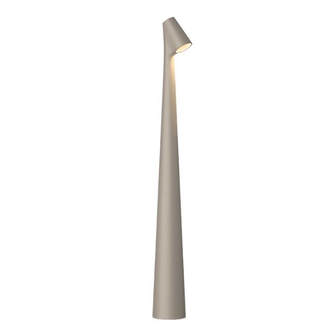"Stilfull, bærbar LED bordlampe i minimalistisk design med justerbare lysnivåer og matt finish, perfekt for ethvert rom."