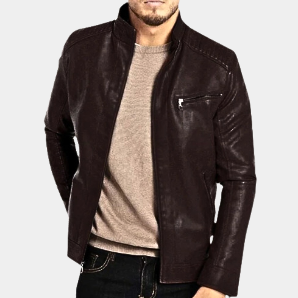 Elegant casual herrejakke i moderne snitt. Vindtett og komfortabel for hverdagsbruk hele året.