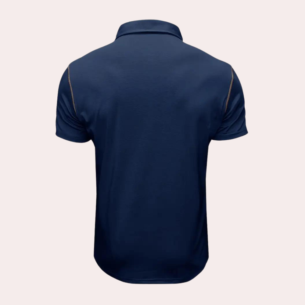 Allsidig herrepoloshirt for fritid og casual anledninger. Komfortabel og pustende skjorte for menn.