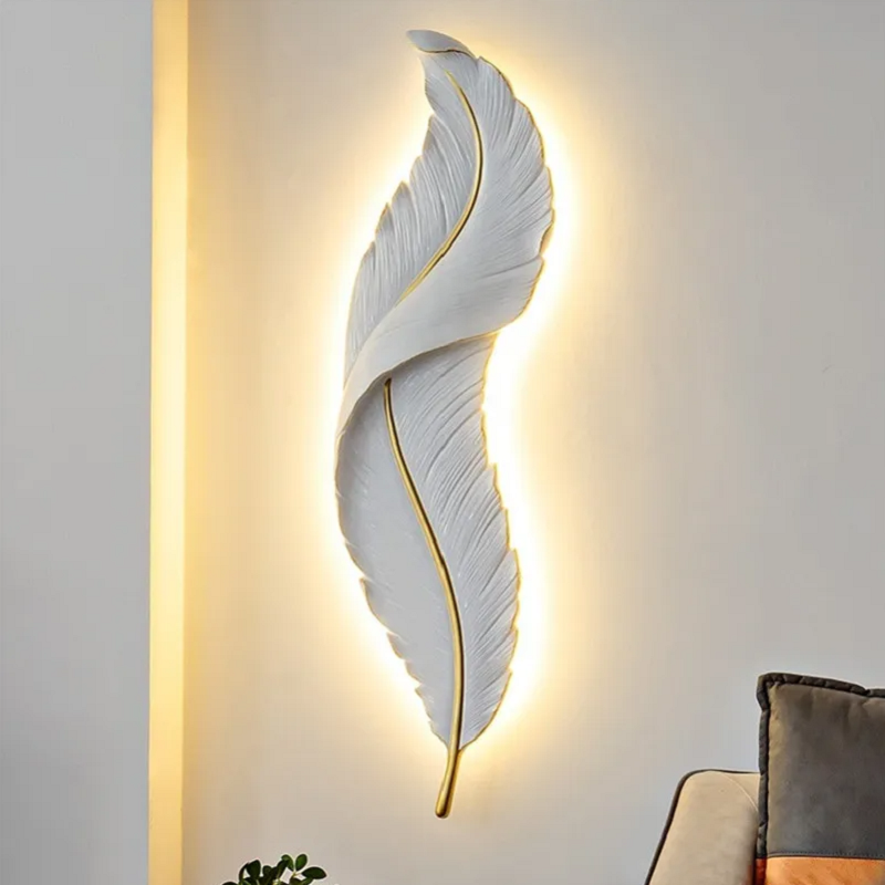 "Stilig LED-vegglampe i moderne design, justerbart lys, ideell for minimalistisk interiør, skaper varm atmosfære."
