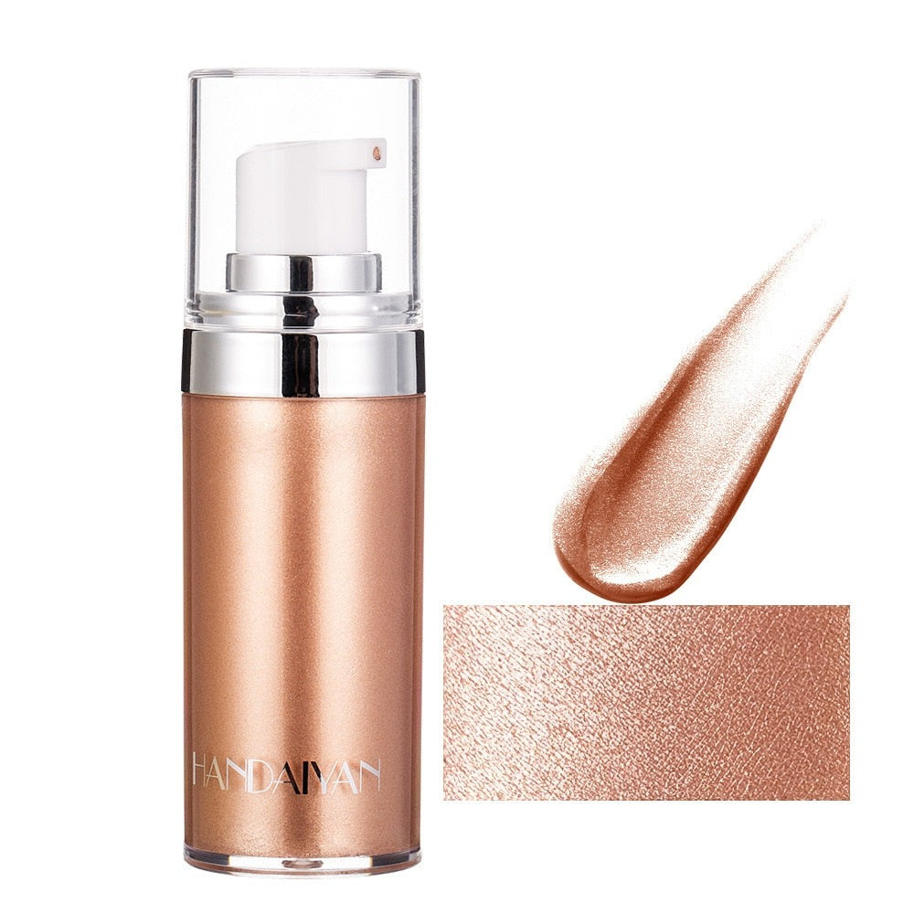 Bilde av en åpen tube Stralende Body Luminizer som viser den skimrende kremteksturen for glødende hud.