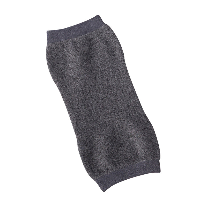 "Strikkede varme knebeskyttere, komfortabel elastisk passform, brunfarget kashmir og polyester for utendørsaktiviteter"