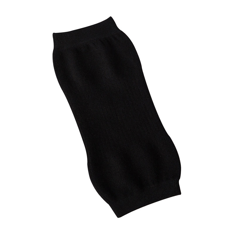 "Strikkede varme knebeskyttere, komfortabel elastisk passform, brunfarget kashmir og polyester for utendørsaktiviteter"