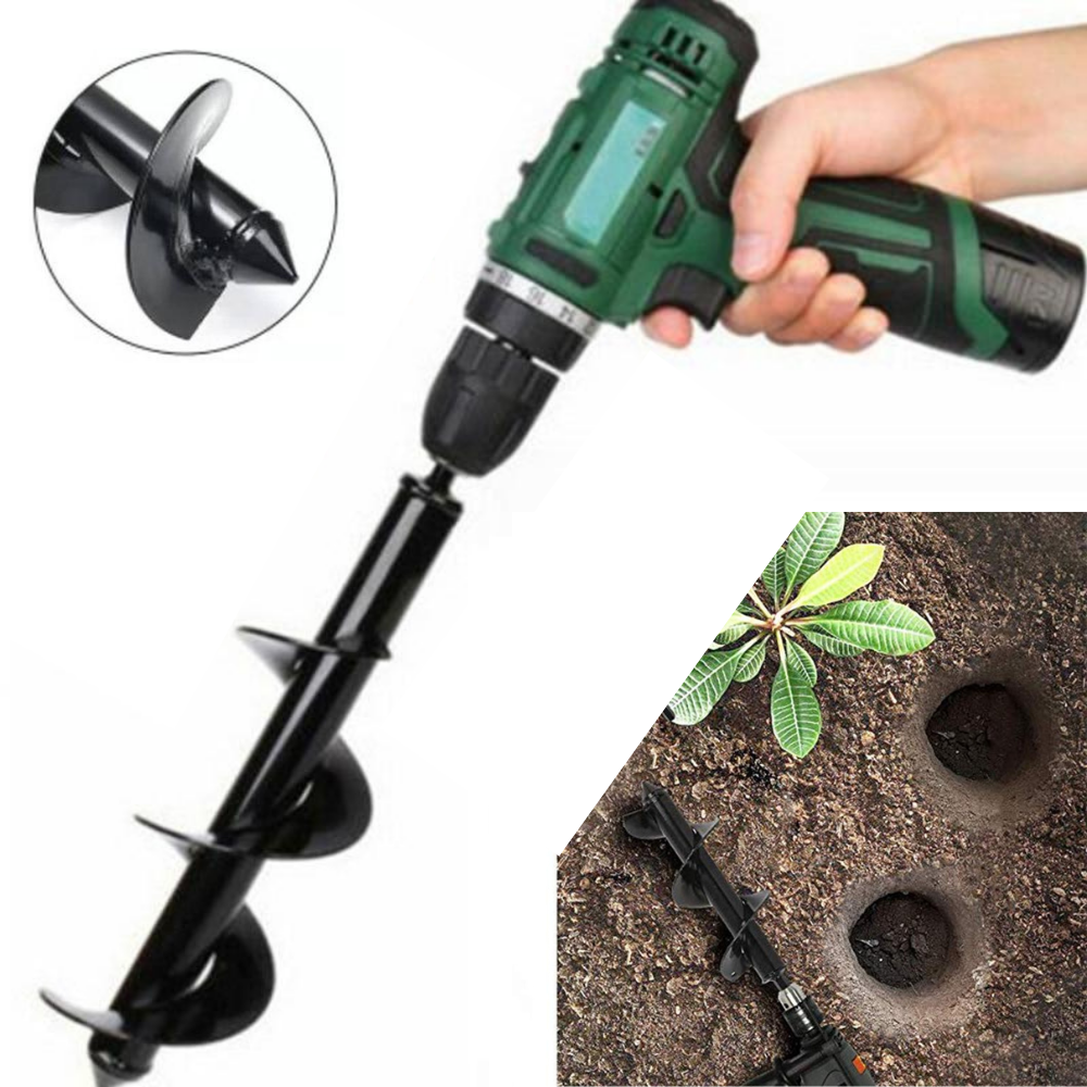 Praktisk jordbor for enkel planting av løk, småplanter og blomster. Essensielt hageverktøy for hagedesign.