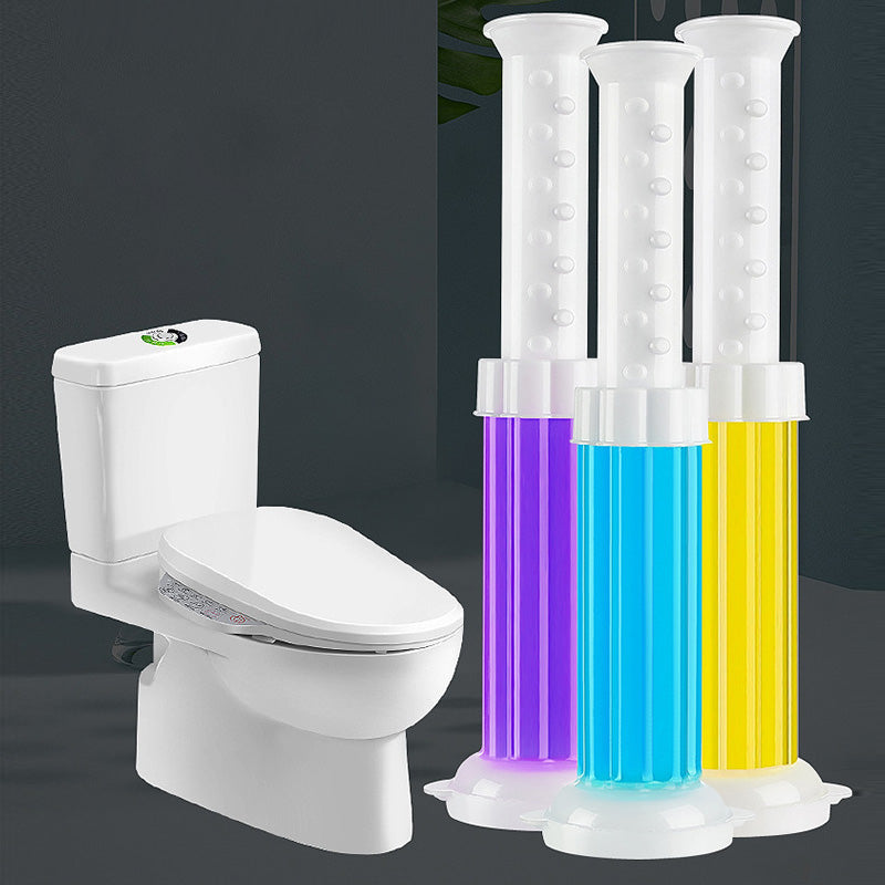 Toalettrensgel for friskhet; blå gel med selvklebende egenskap. Holder badeværelset hygienisk og friskt i opptil 8 uker.