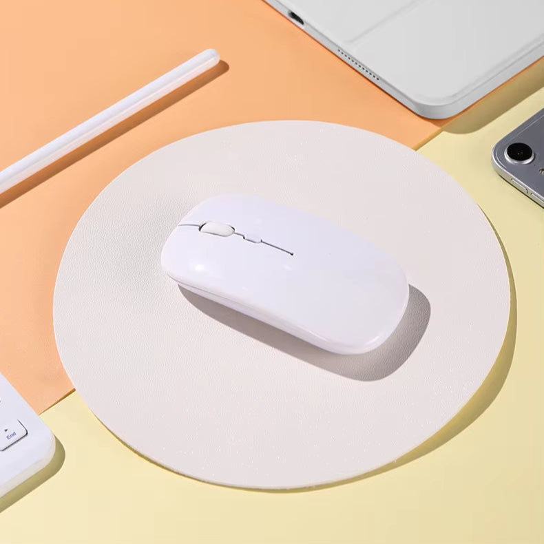 Ergonomisk trådløs Bluetooth mus, svart modell, ideell for stille arbeid på kontoret