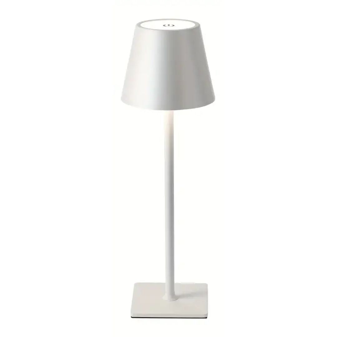 Oppladbar LED-bordlampe, perfekt som portabelt stemningslys med berøringskontroll og trådløs funksjon.