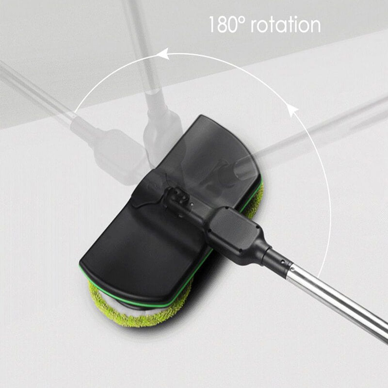 Detalj av mopphoder i mikrofiber for trådløs elektrisk mopp, absorberer effektivt smuss