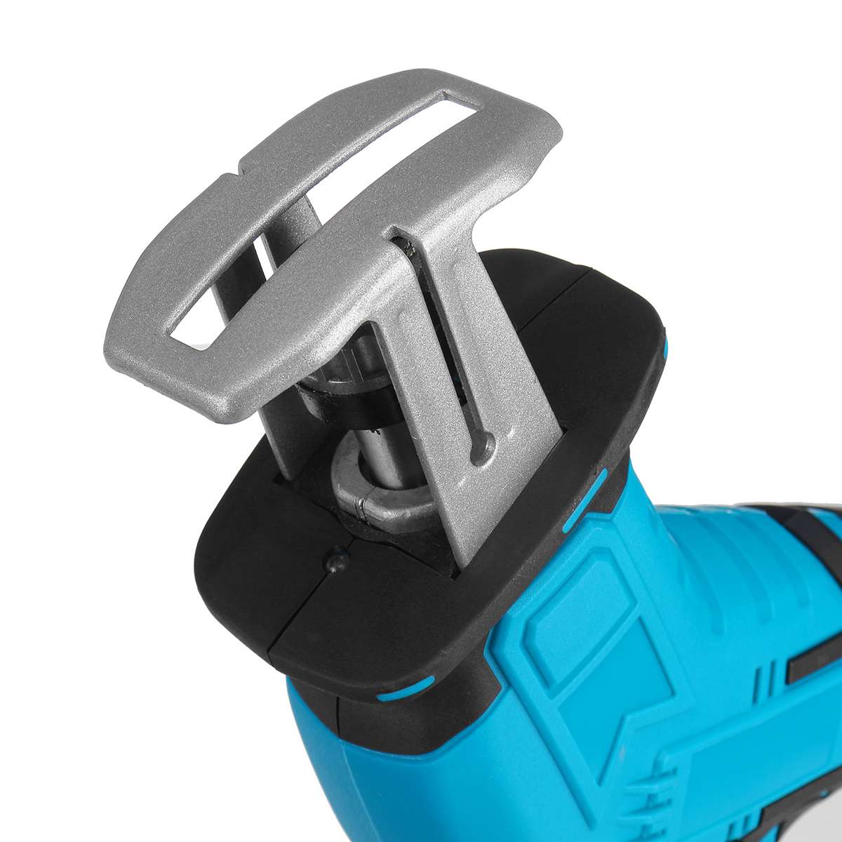 Ergonomisk trådløs stempelsag med kompakt design. Batteridrevet for fleksibelt arbeid i håndverk.