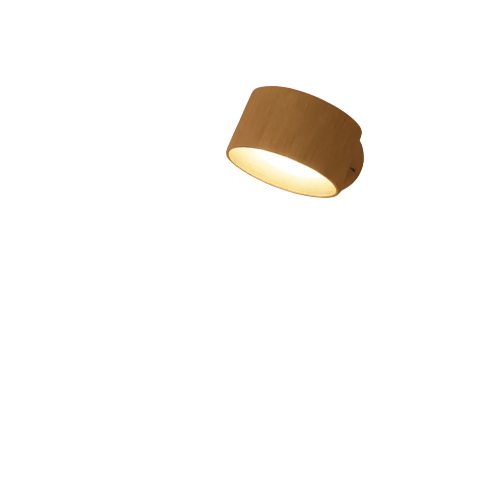 Trådløs vegglampe i nordisk stil med LED-belysning og fjernkontroll for moderne interiør.