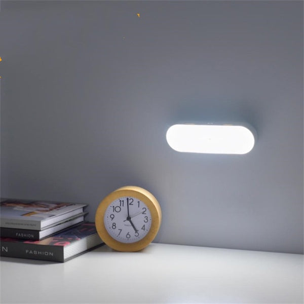 LED vegglampe med smart bevegelsessensor for gang og trapper, enkelt USB-lader