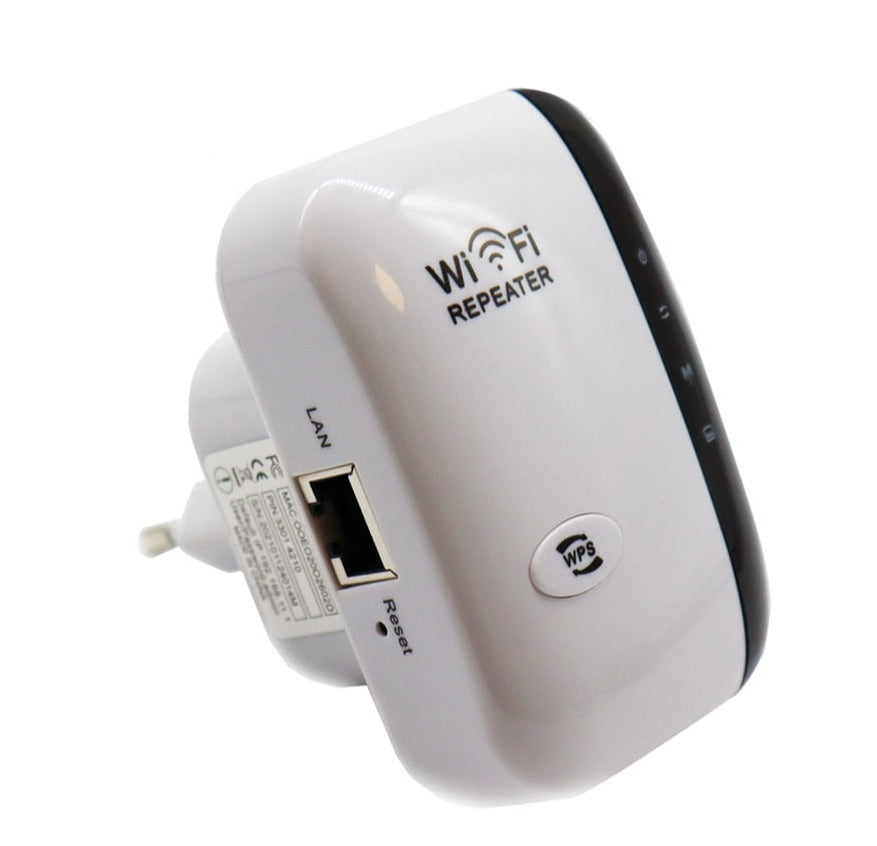 Trådløs WiFi repeater og signalforsterker for bedre internettdekning i hjemmet
