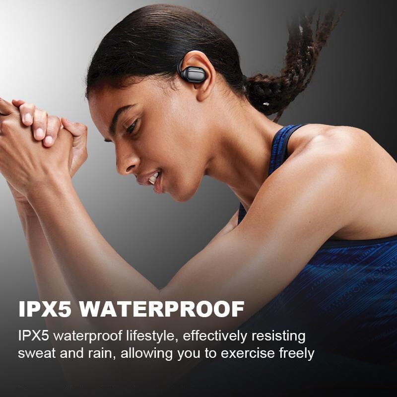 Ørepropper for trening, trådløse og Bluetooth-aktivert, med komfortabel passform