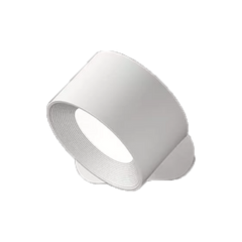 "Trådløs 360° vegglampe, USB-oppladbar, stilren design, justerbar magnetisk kule, LED-lys med smart touch-kontroll."