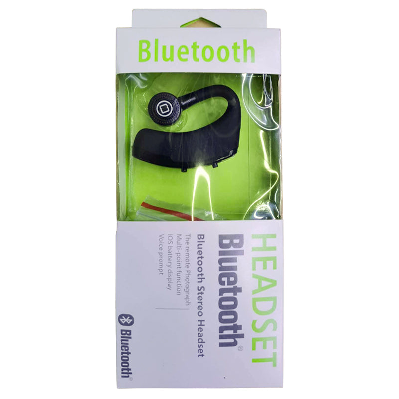 "Trådløse Bluetooth-hodetelefoner med 8D Bass, svart design, V5.0, klare for en overlegen lydopplevelse."