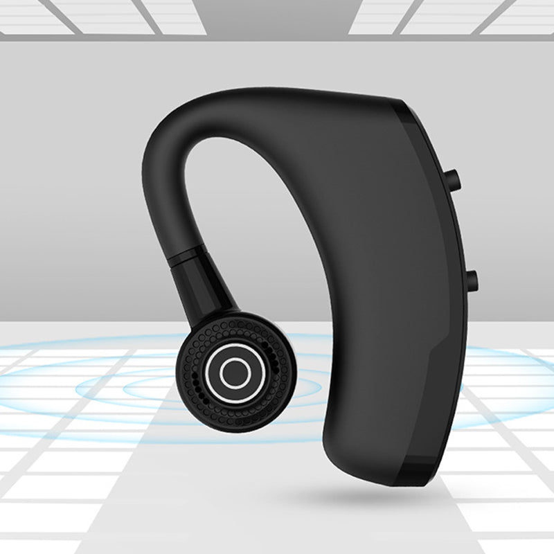 "Trådløse Bluetooth-hodetelefoner med 8D Bass, svart design, V5.0, klare for en overlegen lydopplevelse."