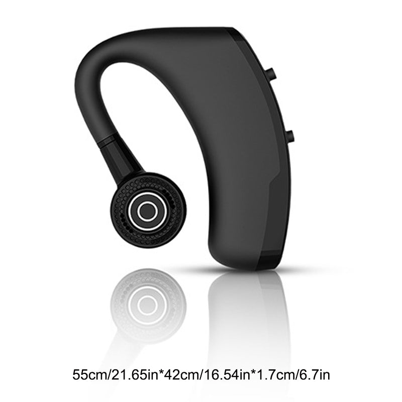 "Trådløse Bluetooth-hodetelefoner med 8D Bass, svart design, V5.0, klare for en overlegen lydopplevelse."