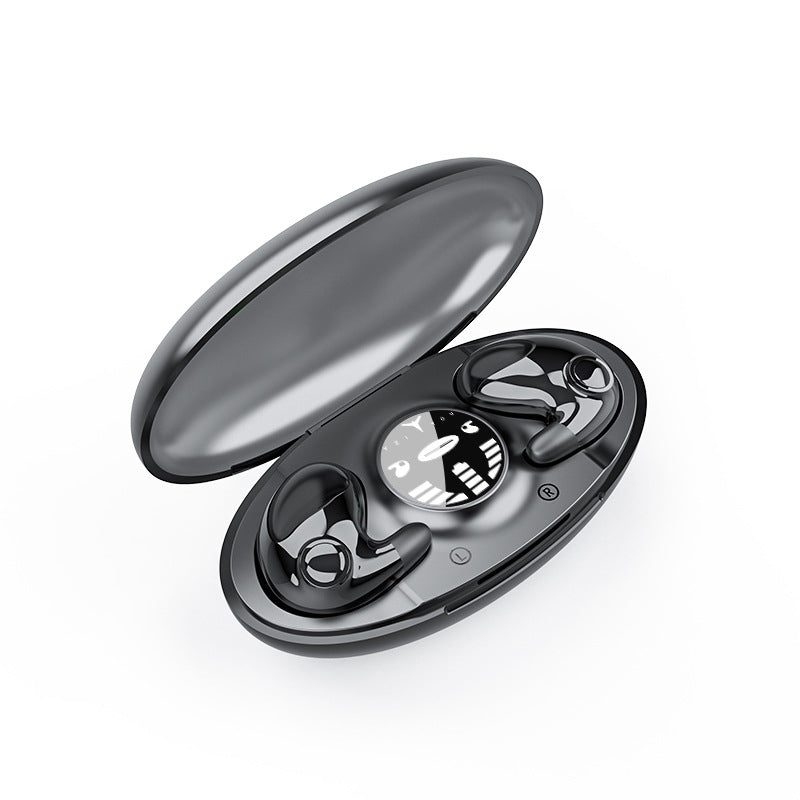 Trådløse usynlige sovende ørepropper, ergonomisk design, IPX5 vanntette, komfortable for side-sovende, nesten umerkelige.