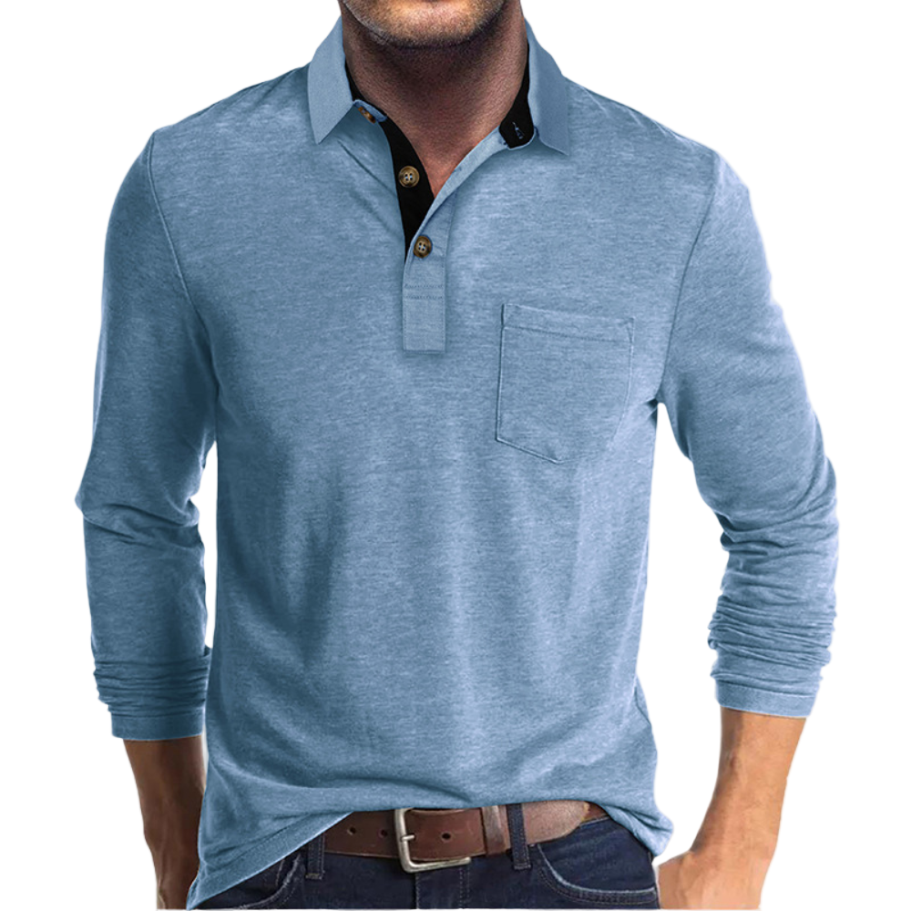 Trendy herre poloshirt i mykt stoff for komfortabel fritid. Perfekt som stilfull casual skjorte for menn.