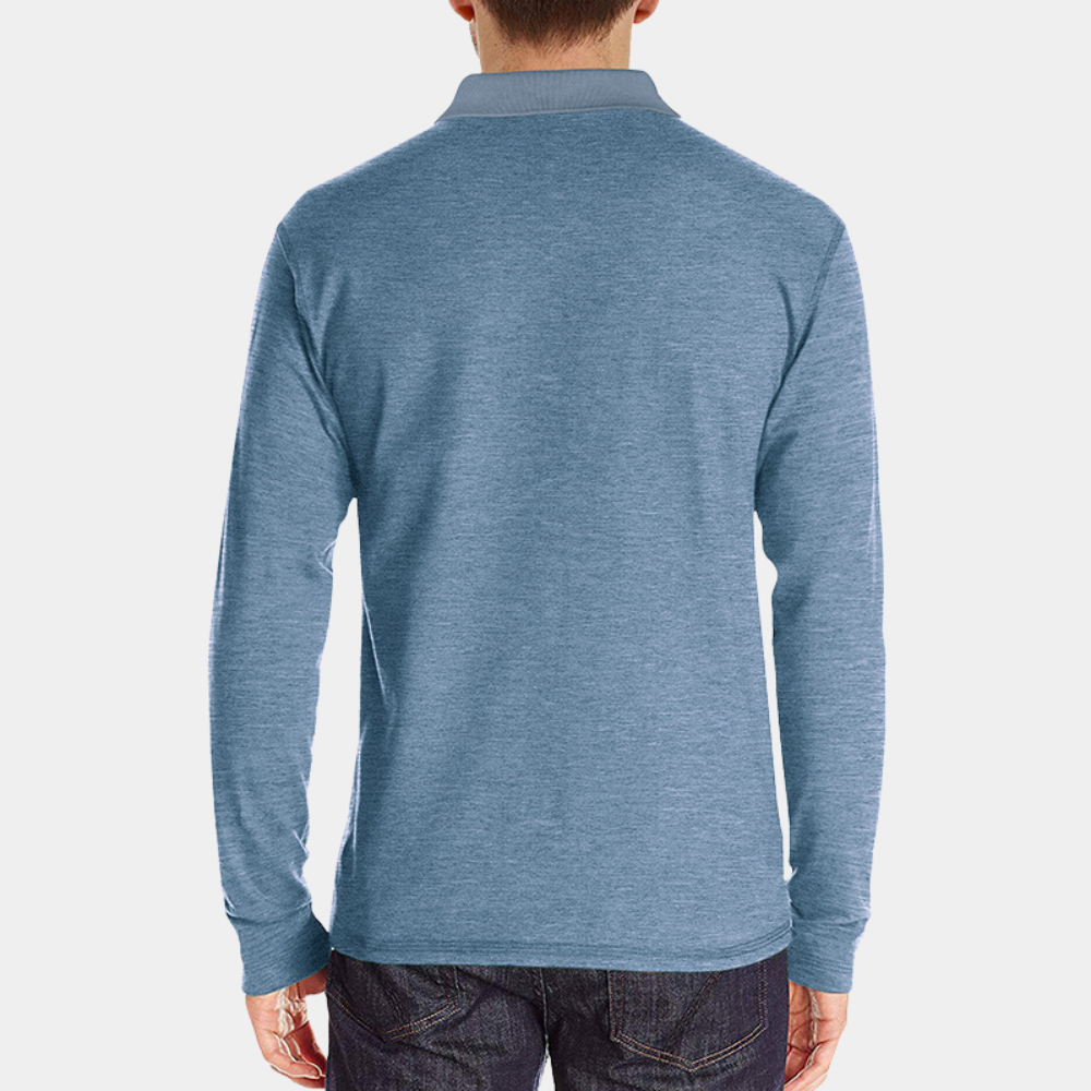 Klassisk herrepolo for vår og høst, med fokus på komfort. En maskulin og trendy casual skjorte.