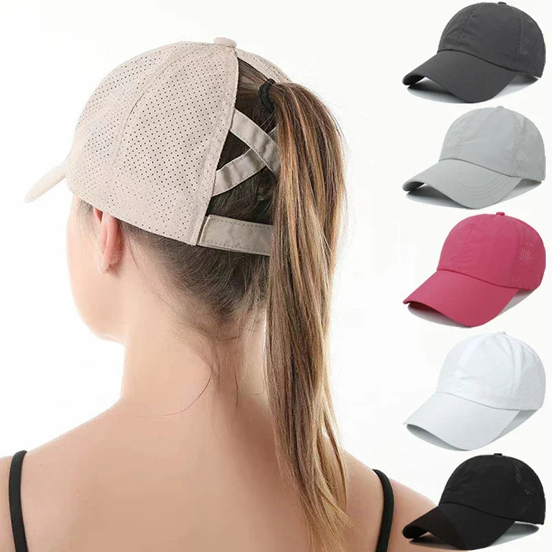 Komfortabel unisex baseballcaps for fritid, sommer og solbeskyttelse, justerbar størrelse.