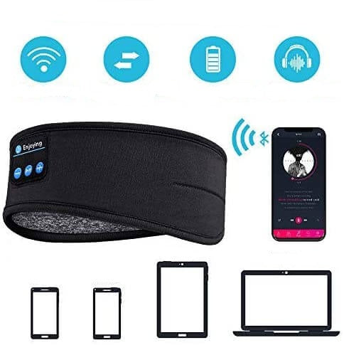 Unisex Bluetooth pannebånd med lydkvalitet egnet for musikk og podcaster, elektronikk.
