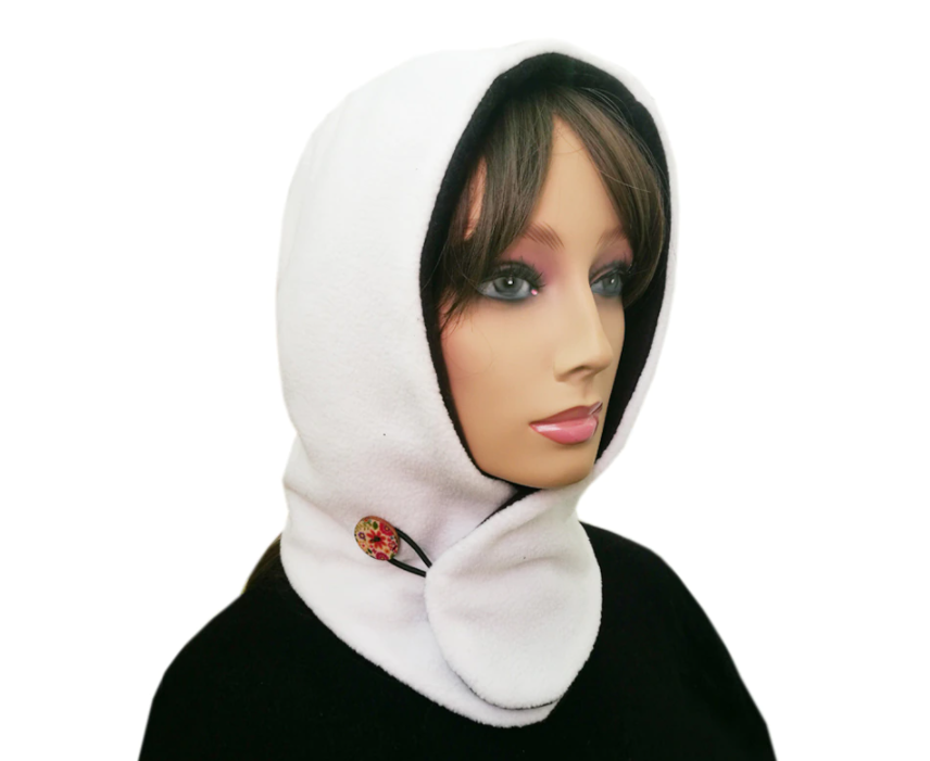 Allsidig unisex hetteskjerf for vinteren. Kan brukes som balaklava, lue, nakkevarmer og skjerf.