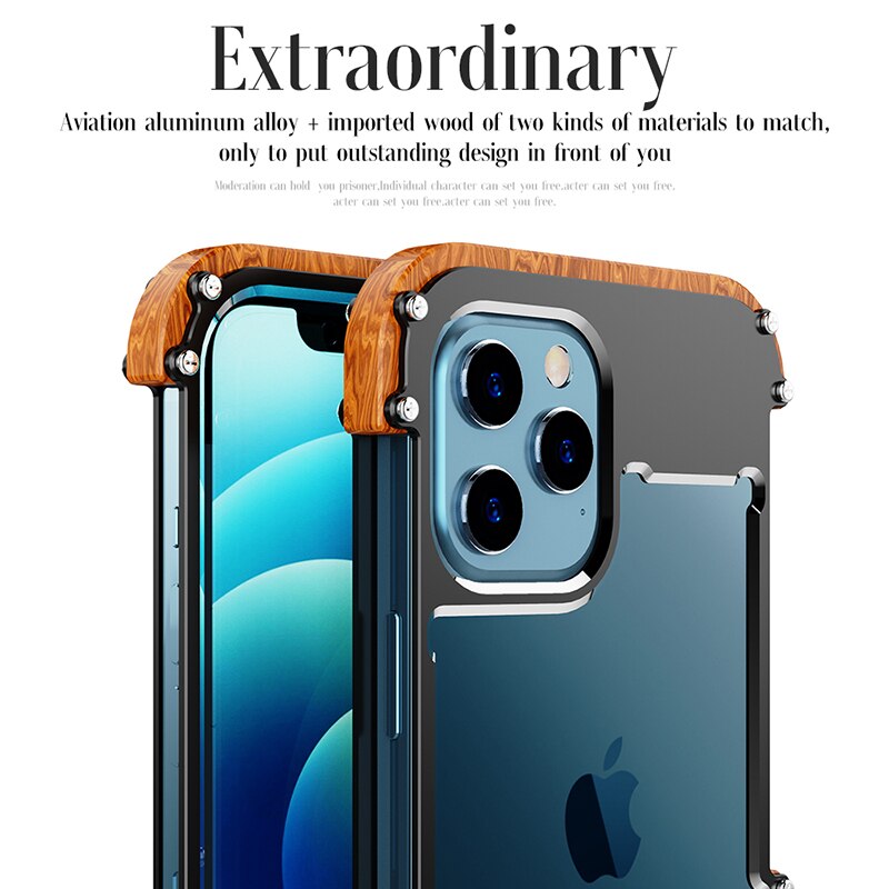 Unisex mobiltelefontilbehør: iPhone-deksel i tre design for et naturlig utseende