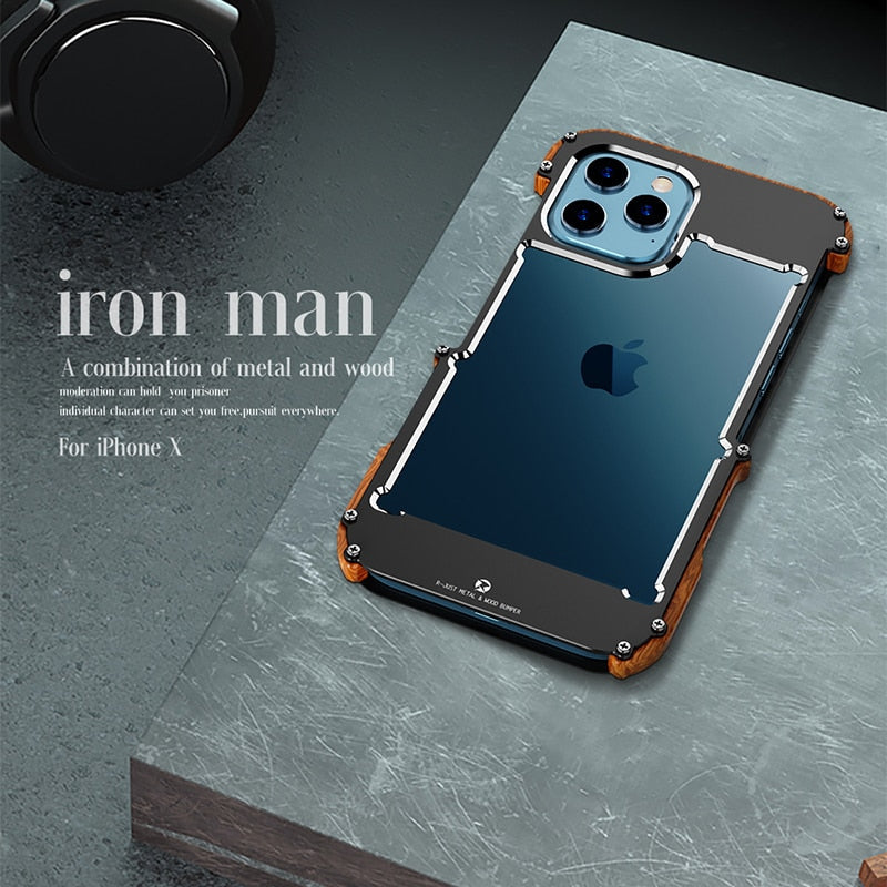 Robust iPhone-deksel i tre, gir støtsikker beskyttelse og tidløst design