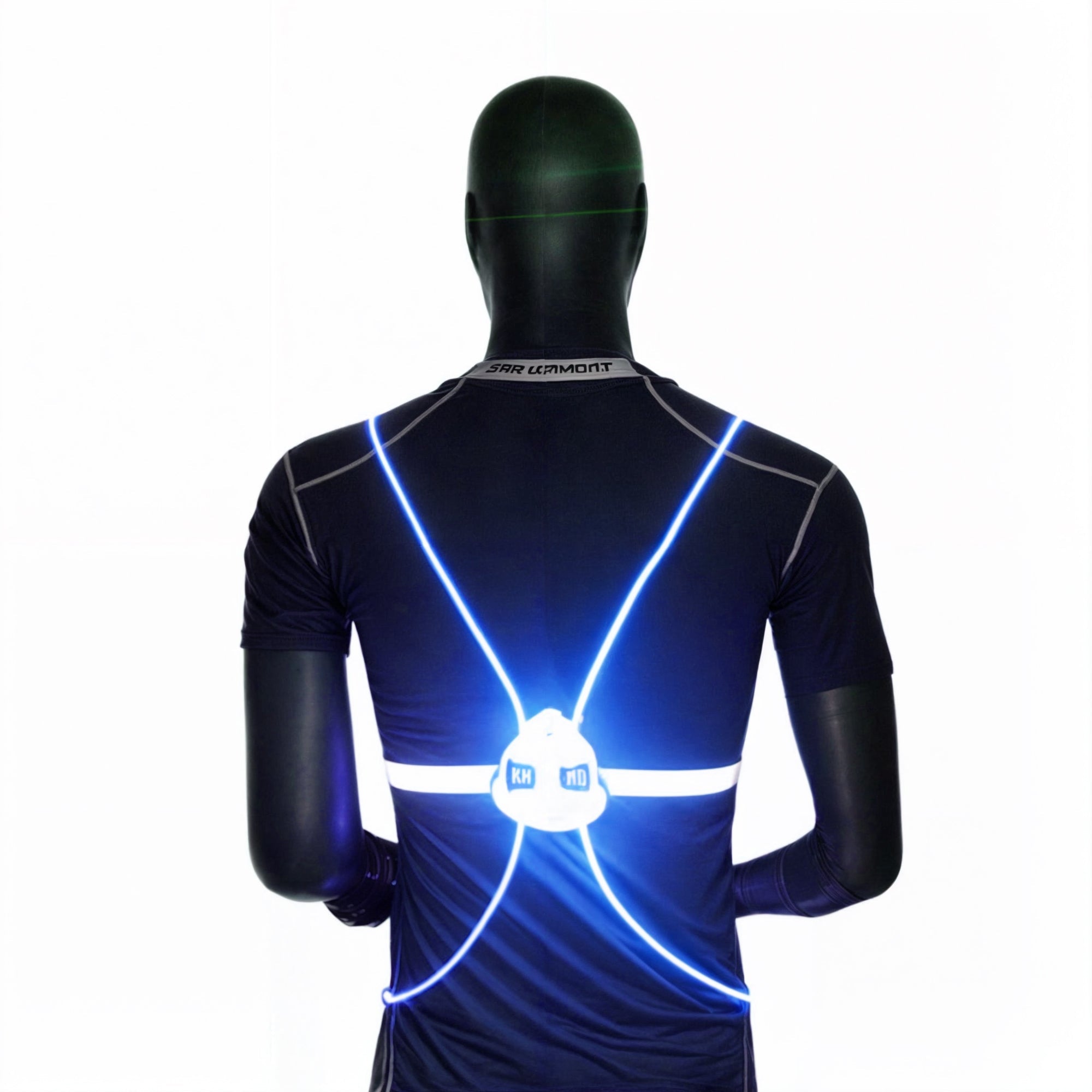Værbestandig LED sikkerhetsvest for unisex bruk, gir pålitelig synlighet under alle utendørsaktiviteter.