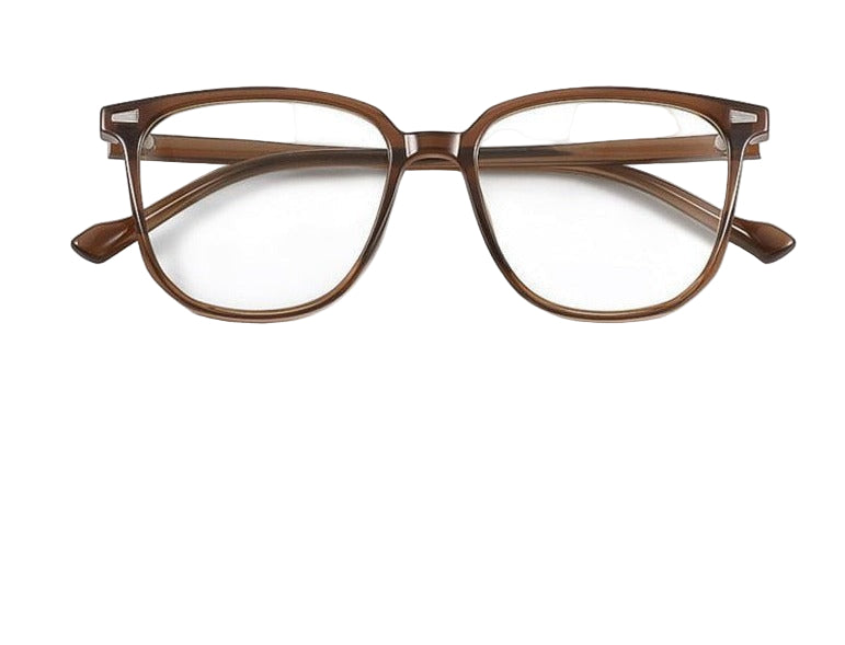 Unisex nærsynte briller med styrke, anti-blått lys-beskyttelse, moderne design for øyehelse