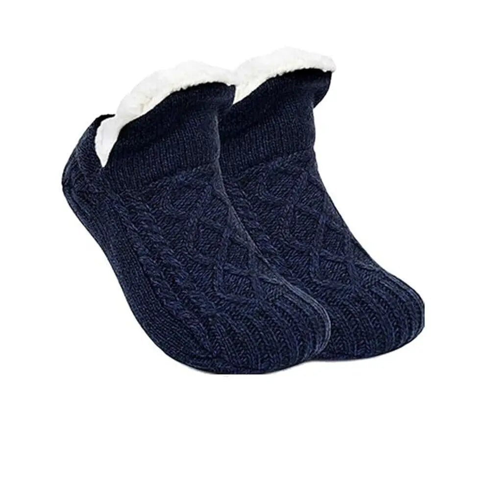 Unisex plysj hussokker for ultimat varme og komfort hjemme. Myke innesokker for kosekvelder.