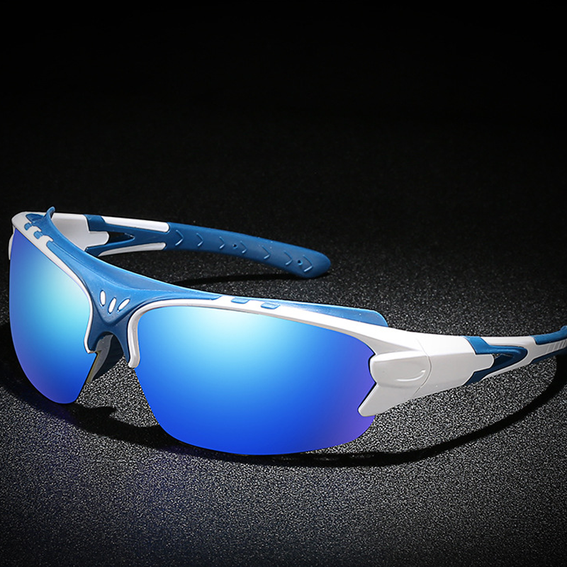 "Unisex polariserte solbriller, UV400 beskyttelse, halvramme, justerbare neseputer, moderne design, flere farger tilgjengelig