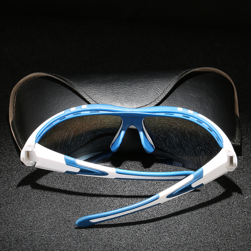 "Unisex polariserte solbriller, UV400 beskyttelse, halvramme, justerbare neseputer, moderne design, flere farger tilgjengelig