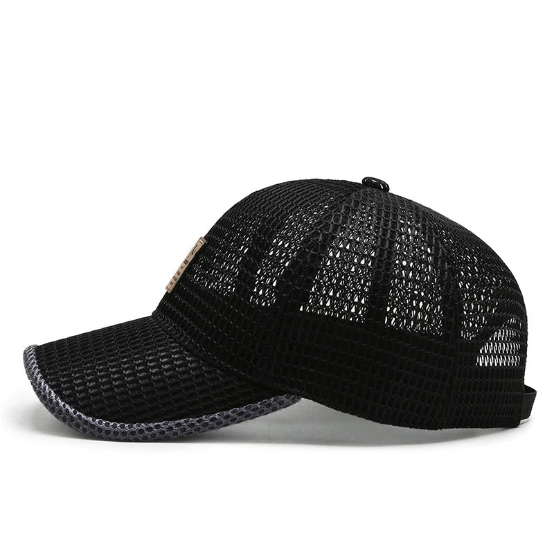 Justerbar sportscaps for unisex, laget med pustende materiale for løping og aktiv fritid.