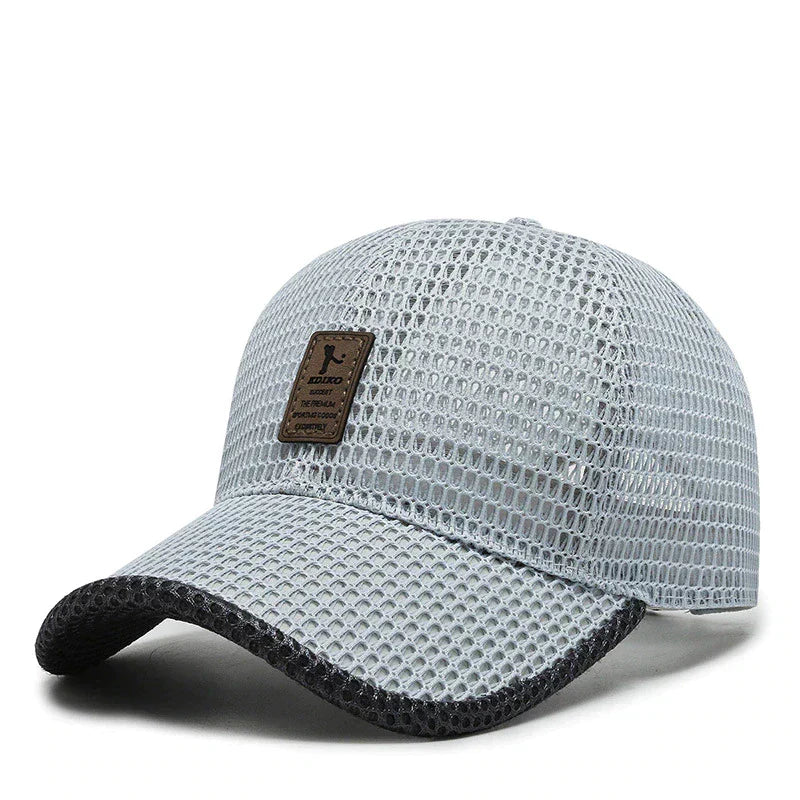 Unisex pustende caps med lettvekt og justerbar design, ideell for sommer, sport og fritid. Solbeskyttelse.