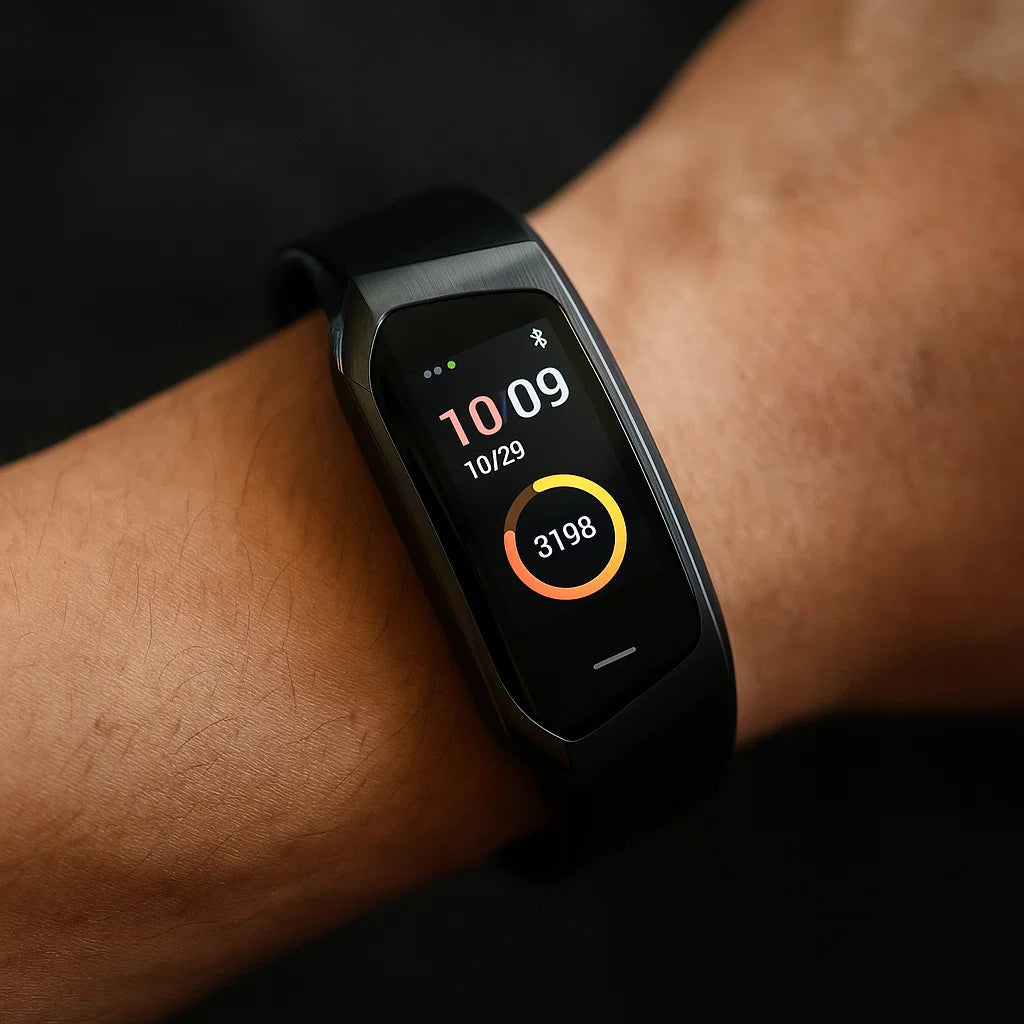 Unisex Smartklokke med Fitness Tracker og Pulsmåler