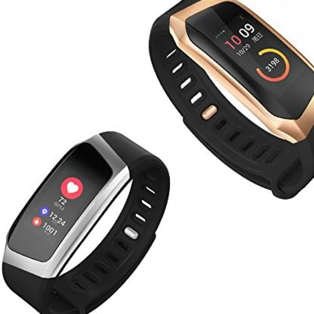 Unisex Smartklokke med Fitness Tracker og Pulsmåler