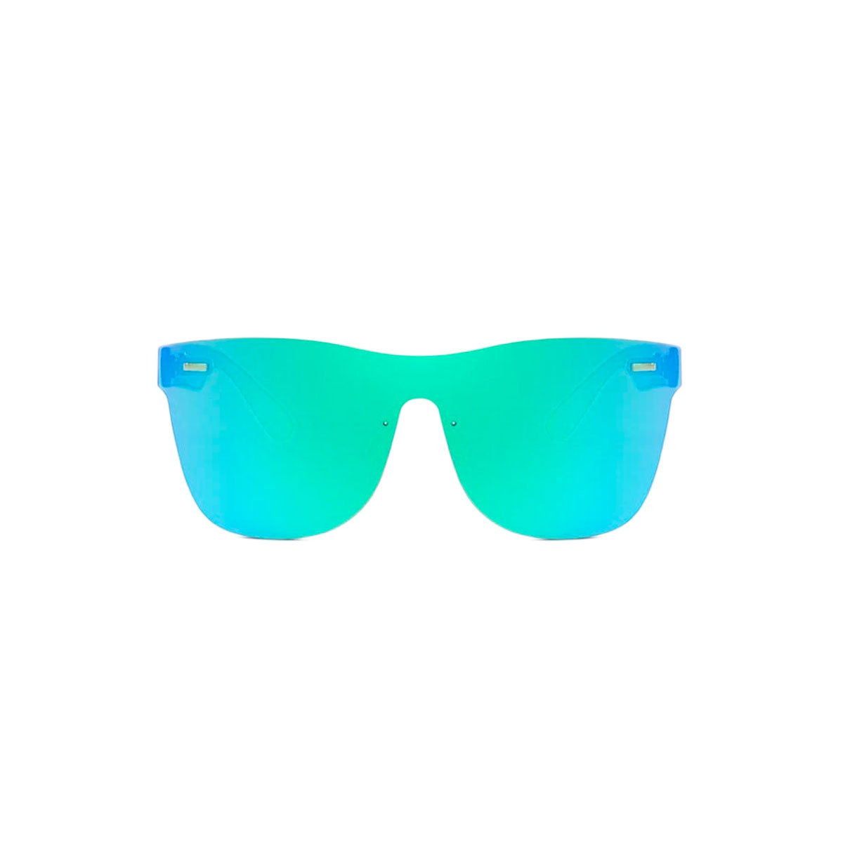 Unisex solbriller med fargede speillinser og UV400 beskyttelse for motebevisste.