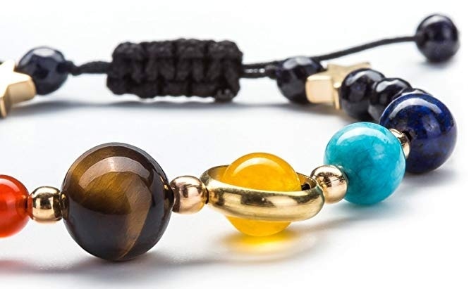 Stilfullt unisex armbånd, ideell gave for menn og kvinner som elsker astronomi og unike smykker.