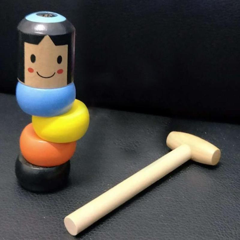 Klassisk treleketøy: Udødelig Daruma for barn, inspirert av japansk folkekunst og moro.