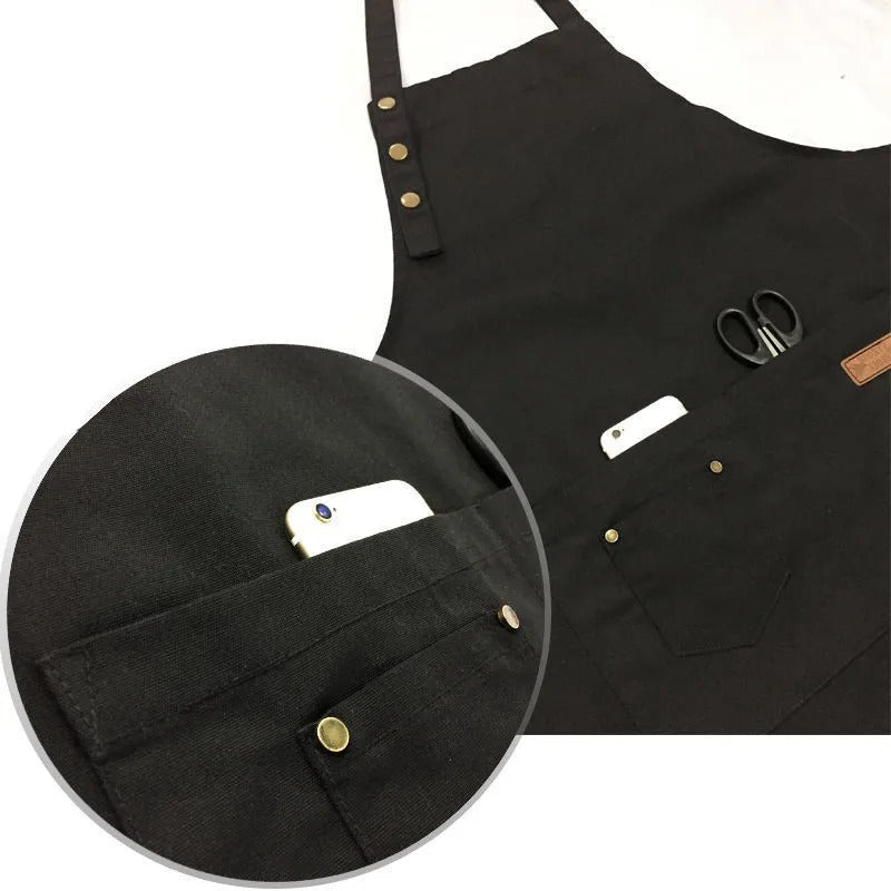 Unisex forkle for kjøkken og grill, vanntett og smussbestandig for enkel rengjøring. Optimal beskyttelse.