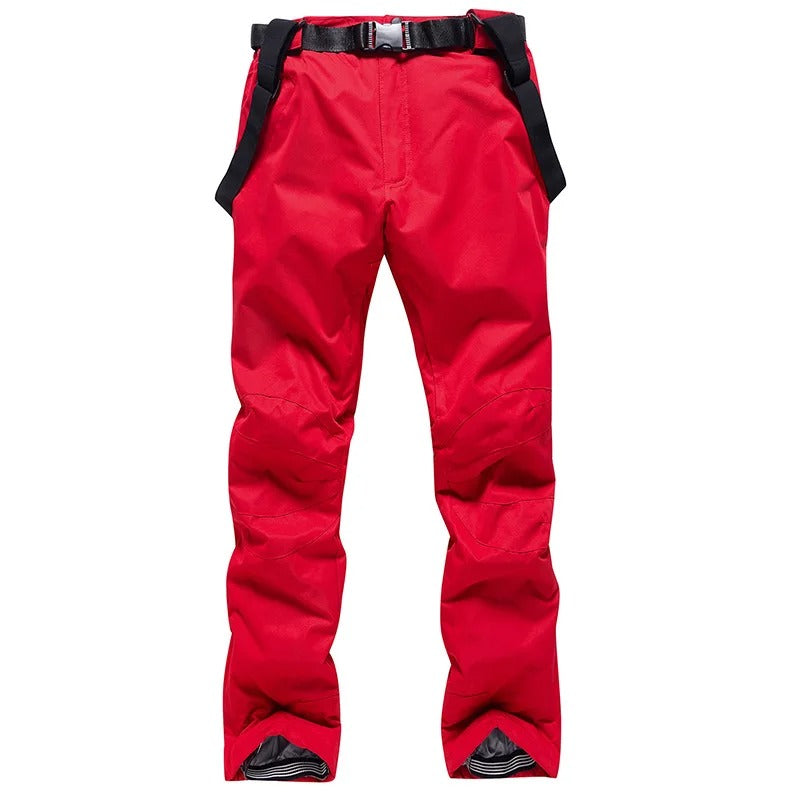 Unisex vanntette vinterskibukser for ski og snowboard. Varme snøbukser til utendørs sport i snøen.