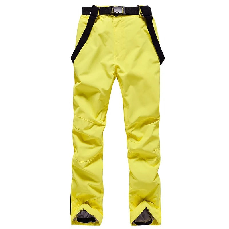 Allsidige vinterskibukser for unisex, vanntette og pustende for ski, snowboard og utendørs bruk.