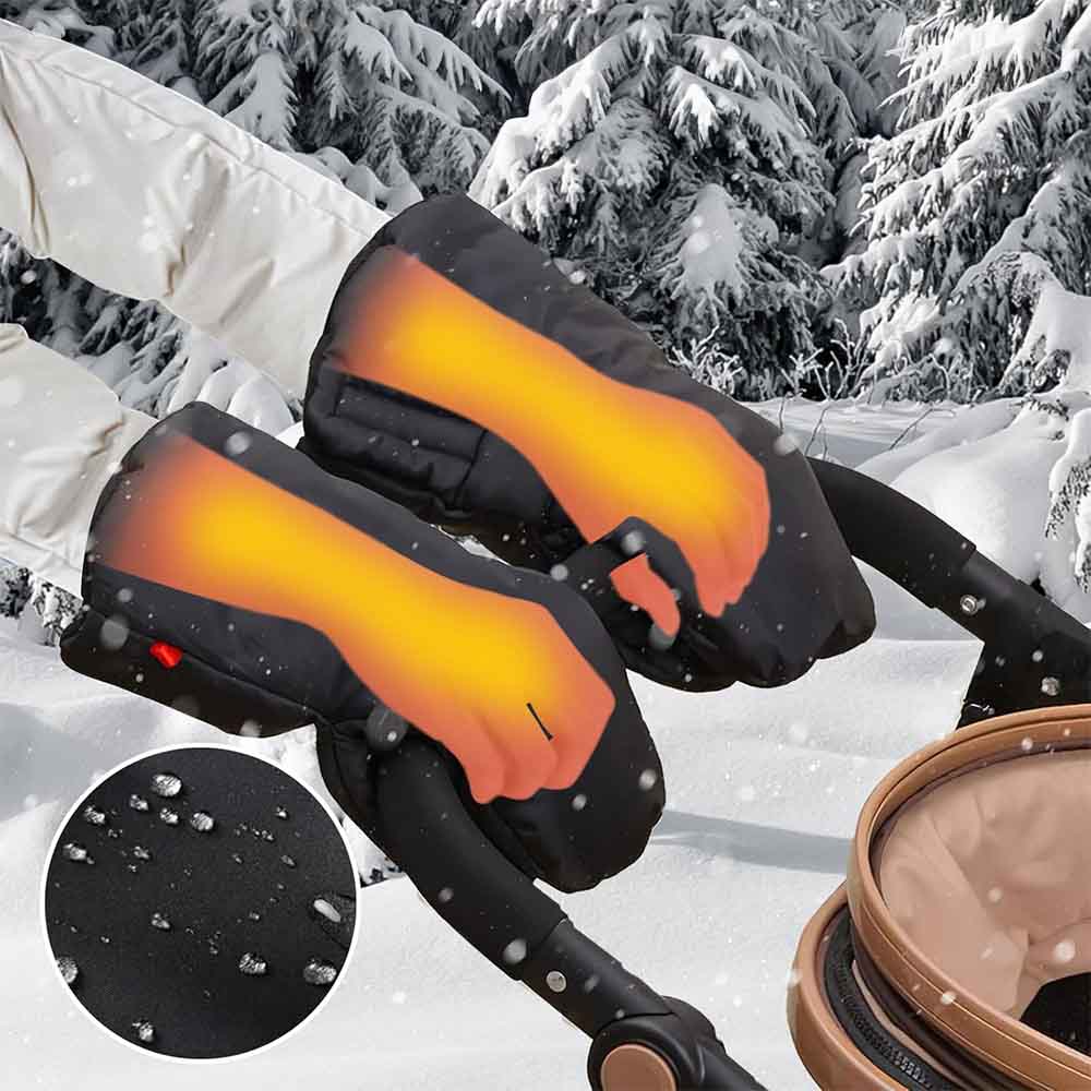 Varme unisex vognhansker for vinterbruk. Praktiske foreldrehansker som beskytter mot kulde, vind og fukt.