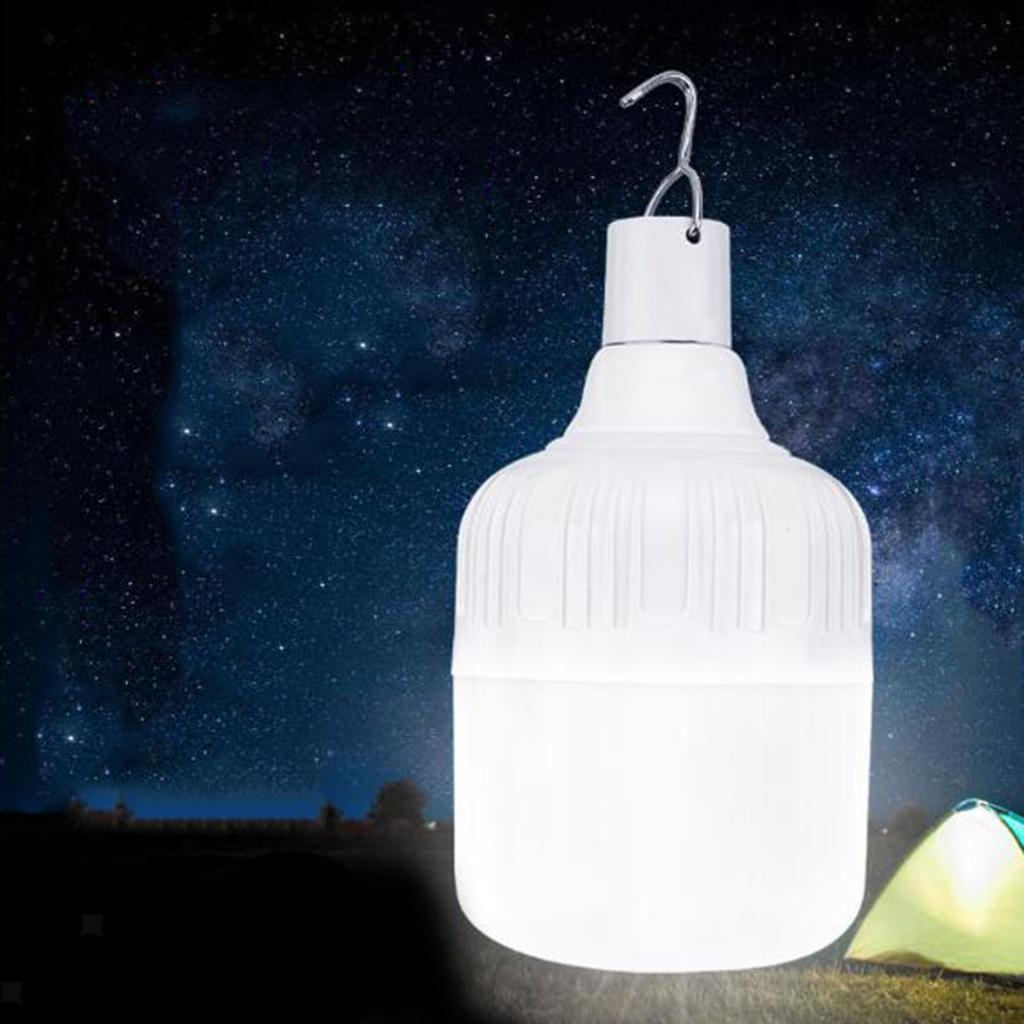 Oppladbar, bærbar, vanntett LED pære. Perfekt som nødlys, campinglys og allsidig lykt.
