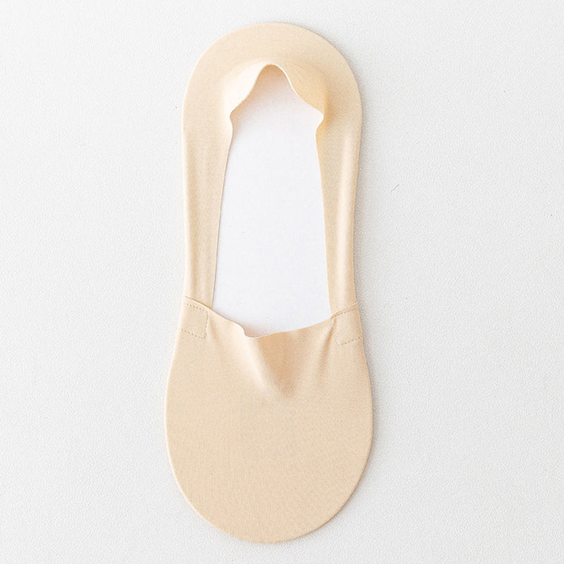 "Usynlige antiskli sokker for kvinner, svart, elegant design, pustende materiale, perfekte for pumps og joggesko."